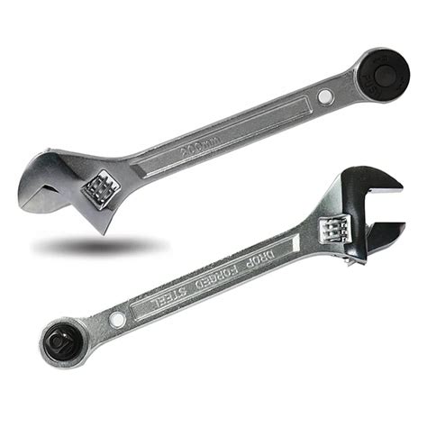 Adjustable Combination Ratchet Wrench 38 Open End Spanner Universal