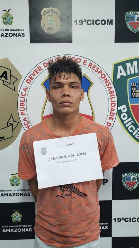 Homem é Preso Após Roubar Pedestre Em Manaus Portal O Mundo