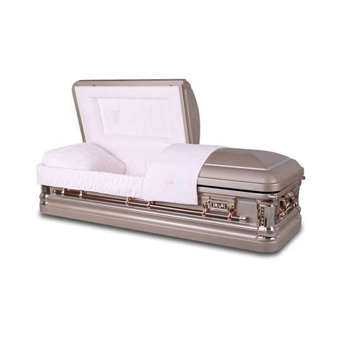 Misty Rose 18 Gauge Steel Casket Sky Caskets