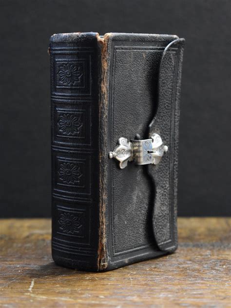 Antique Dutch Protestant Staten Bible With Silver Clasp 1884 Hart