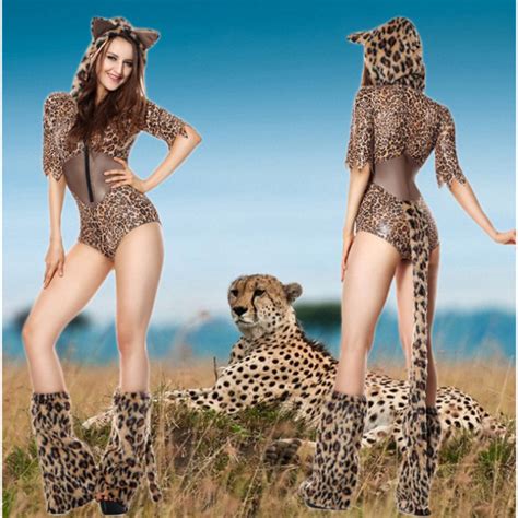 Womens Sexy Cheetah Costume Costume Party World