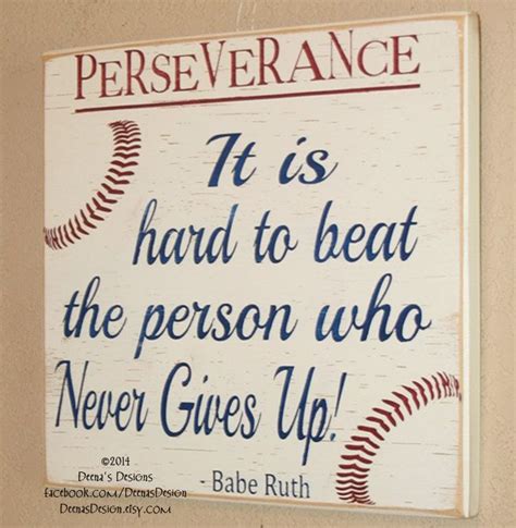 Top 30 best cute quotes best 2020. Baseball Decor Baseball Sign Baseball Quote Wooden Baseball | Etsy | Babe ruth quotes, Baseball ...