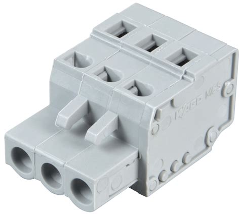 Wago231 103 Female Multipoint Connector 3 Pin Rm 50 Mm Elecena