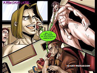 Flamboyant Four Gay Superhero Animated Comics Spandex Party