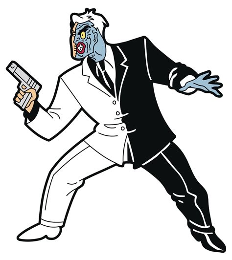 Dec178810 Batman Animated Series Two Face Magnet Previews World