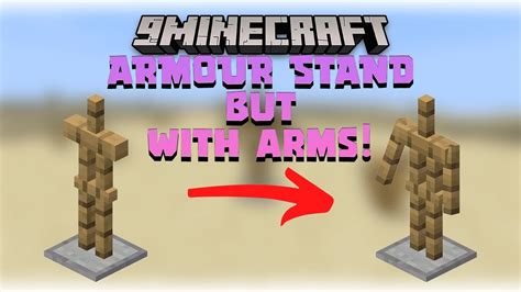 How To Make A Armor Stand Have Arms In 1192 Youtube