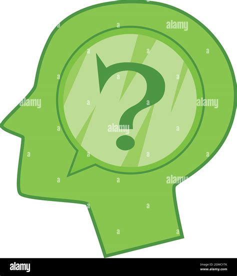 Head Silhouette With Question Mark Inside Icon Stock Vector Image And Art