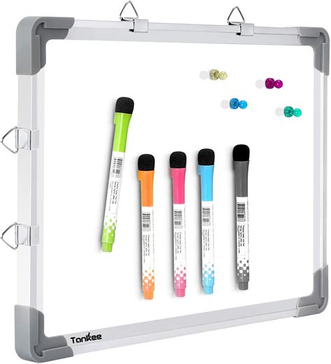 Small Dry Erase White Board Magnetic Hanging Whiteboard For Wall Portable Mini Double Sided