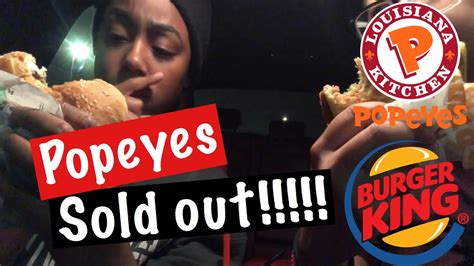 Popeyes Chicken Sandwich Sold Out Youtube