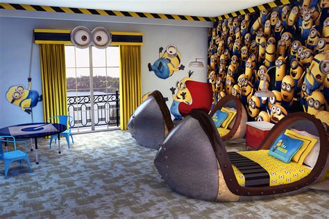 Despicable Me Themed Hotel Rooms At Universal Orlando