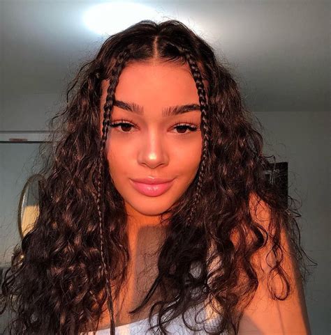 See more ideas about grunge hair, aesthetic makeup, pretty people. @lexicarringtonn in 2019 | Hair, Curly hair styles, Hair ...