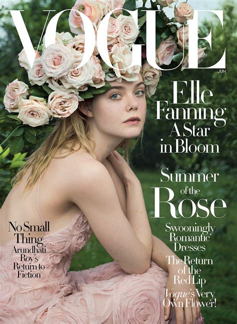 Like Her Turn In The Great Elle Fannings 2017 Vogue Cover Is Pure Fashion Romanticism Vogue