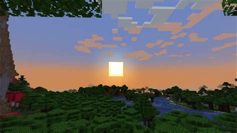 Minecraft Sunrise Youtube