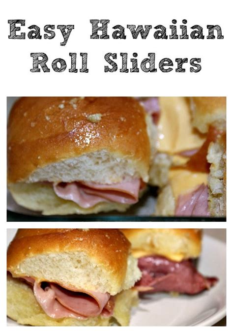 Easy Hawaiian Roll Sliders With Buddig Lunch Meat Recipe Hawaiian Roll Sliders Hawaiian