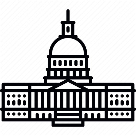 Building Capitol Congress Government Landmark Usa Washington Icon
