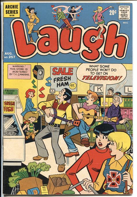 Jugheads Jokes 1967 Series 257 August 1972 Archie Fn 60 Ebay