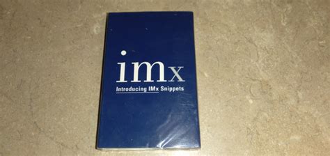 Imx Introducing Imx Snippets 1999 Cassette Discogs