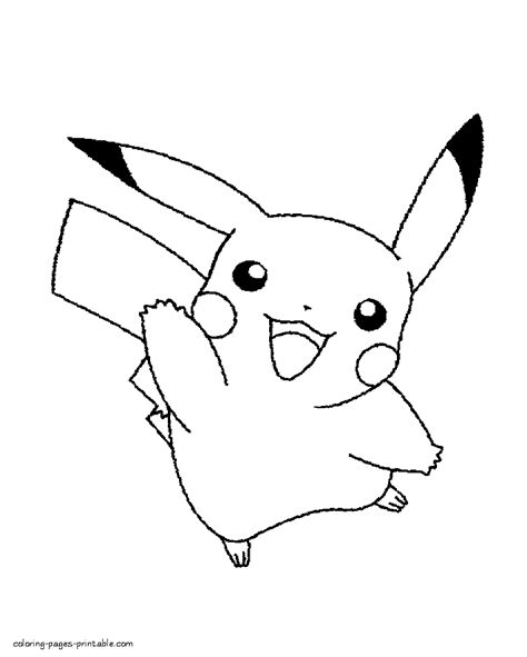 Pokemon Coloring Pages Pikachu Coloring Pages Printablecom