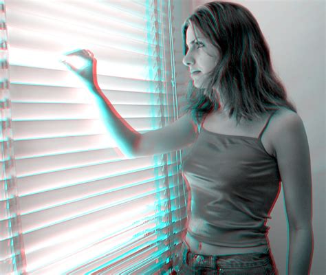 You Need Redcyan Glasses My Assistant Anaglyph 3d A Photo On