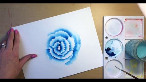 How To Paint Watercolor Or Gouache Flower Painting Youtube
