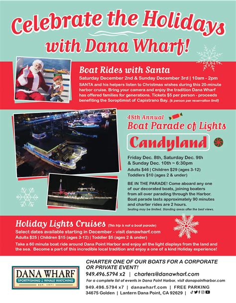 Dana Point Harbor Boat Parade of Lights with Dana Wharf - Visit Dana Point