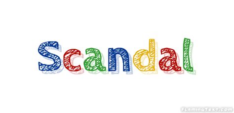 Scandal Logo Herramienta De Diseño De Nombres Gratis De Flaming Text