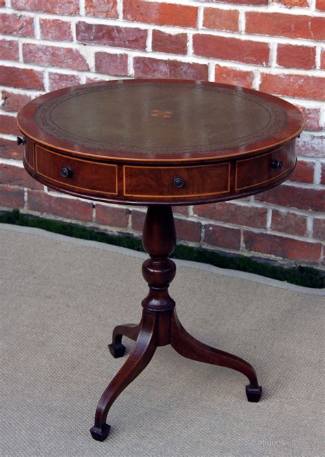 Antiques Atlas Mahogany Regency Style Drum Table