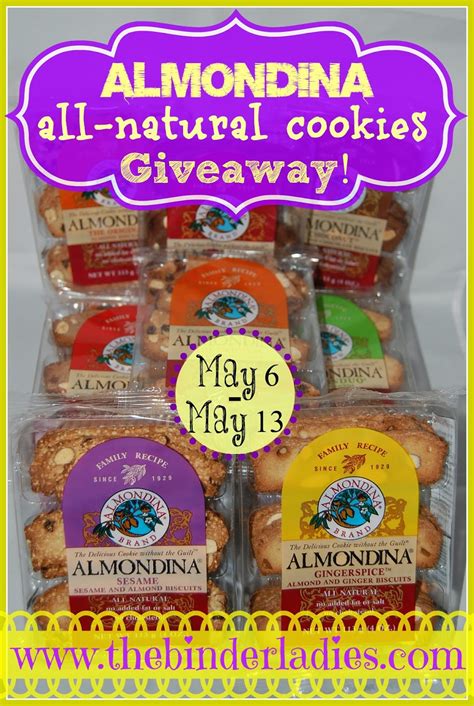 Almondina All Natural Cookies Giveaway Thrifty Momma Ramblings