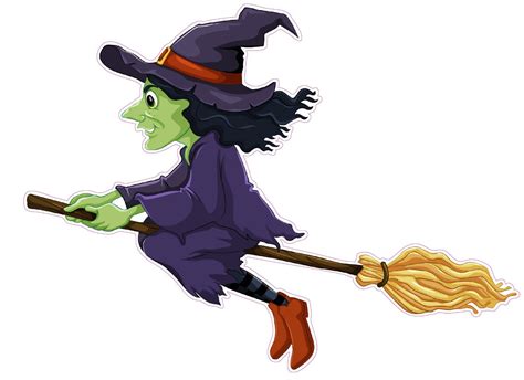 Halloween Wicked Witch Version 2 Wall Decor Decal
