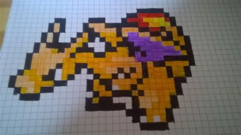 Pixel art dracofeu no copy. Dracaufeu Pixel Art by dark-luxray on DeviantArt