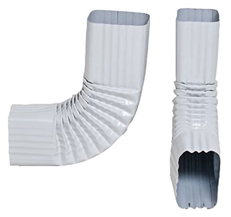 About 90 Degree Downspout Elbow Style B 3x4 White Warehousesoverstock