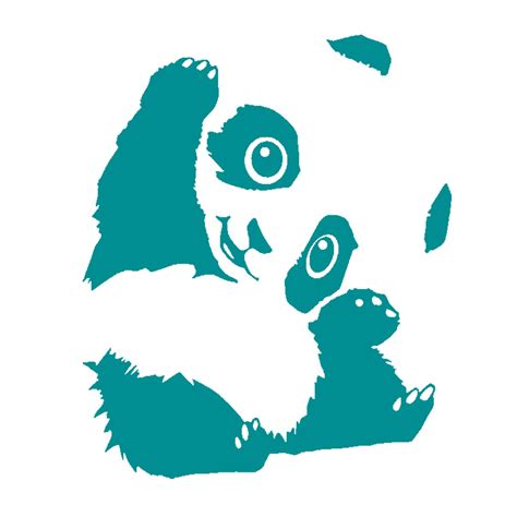 Panda Fleurs Motif Thermocollant Animauxpandas Flex Textile