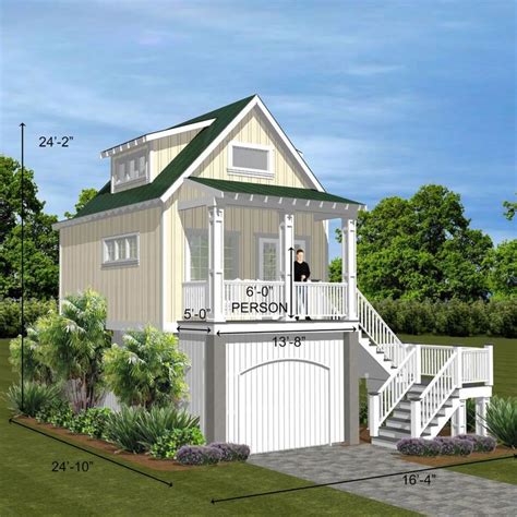 Welcome to our fantastic collection of house plans for the beach! 317 Aspen (Pier) | Creative Living Designs, LLC | Beach house plans, Coastal design, Floor plans