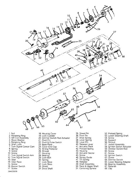 Diagram Chevrolet Tilt Steering Column Diagram Mydiagramonline