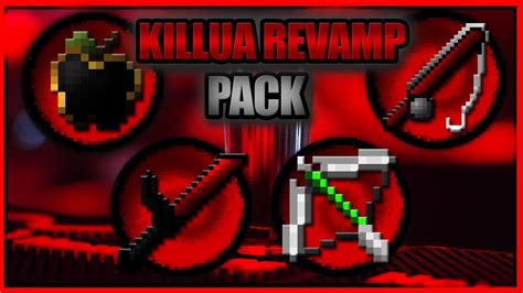 Minecraft Pvp Texture Pack L Red Killua Revamp 1718 Youtube
