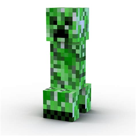 3d minecraft creeper