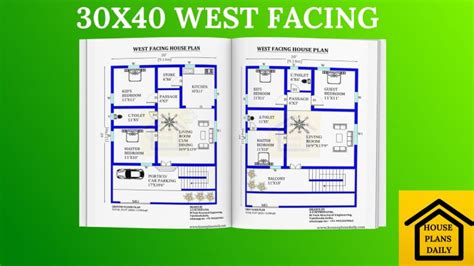 30x40 West Facing Vastu House Design House Plan And Designs Pdf Books