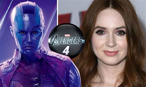 Avengers Endgame Nebula Star Karen Gillan Teases Thanos Scenes Films