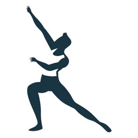 Diseño PNG Y SVG De Silueta Detallada De Postura De Bailarina De Ballet