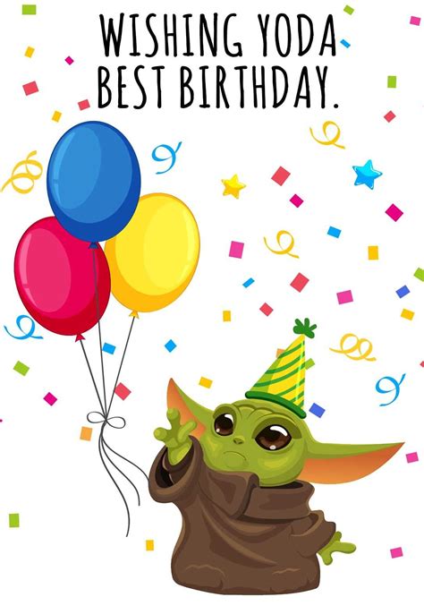 The Best Star Wars Printable Birthday Cards Free — Printbirthday