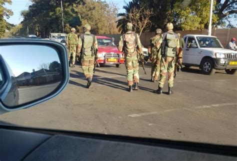Zimbabwe Security Forces Clear Streets Ahead Of Planned Protests ⋆ Pindula News