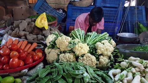 Fresh Vegetables Big Vegetables Market Duary Para Dhaka Bangladesh