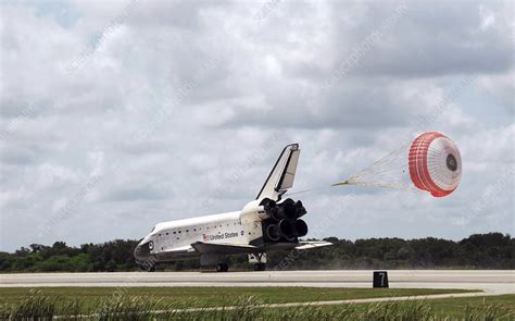 Space Shuttle Endeavour Landing Sts 118 Stock Image S5300112