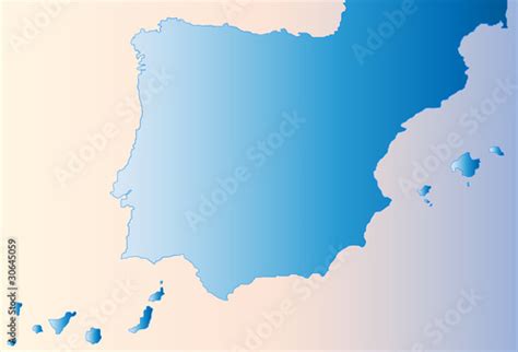 Mapa De España Con Las Islas Imágenes De Archivo Y Vectores Libres De