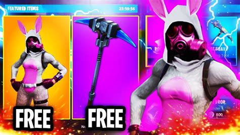 New Free Easter Bunny Skin In Fortnite Unlock Free Easter Skin Update In Fortnite Battle