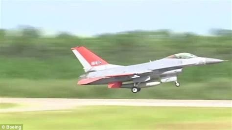 F 16 Takes Its First Flight Without A Pilot Boeing Converts Ageing