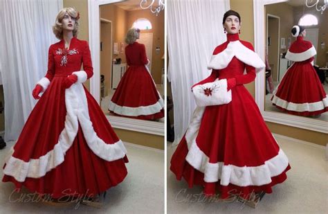 Handmade White Christmas Dresses White Christmas Dress Red Christmas Dress Christmas Dress Women