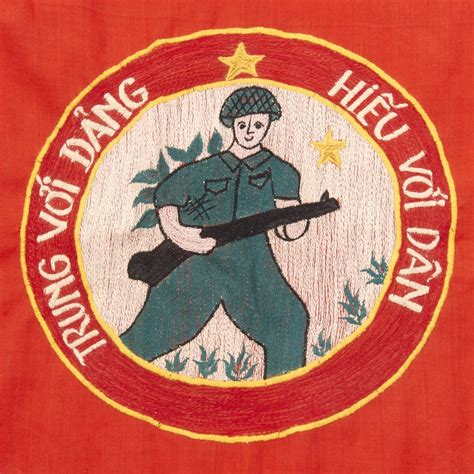 Original Vietnam War North Vietnamese Army Nva Viet Cong Unit Flag S