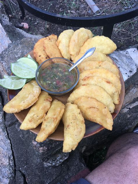 Homemade Colombian Empanadas With Aji Picante Rfood