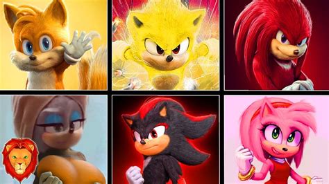 Todos Los Personajes De La Pelicula De Sonic 2 En EspaÑol 2020
